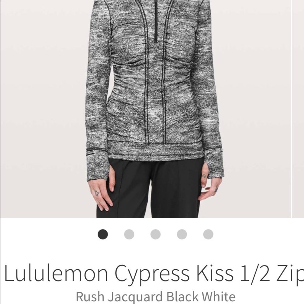 Lululemon Cypress Kiss 1/2 zip